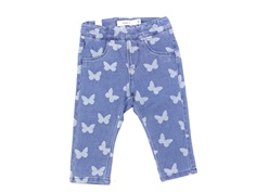 Name It medium blue denim butterfly leggings